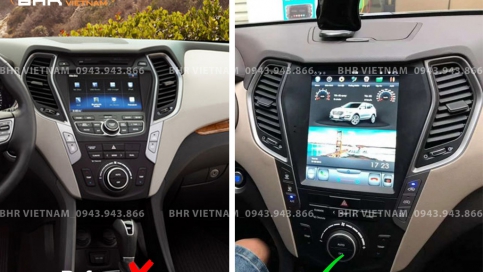 Màn hình DVD Android Tesla Hyundai Santafe 2012 - 2018